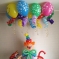 Букеты и фигуры из воздушных шаров, гелиевые шары. 1